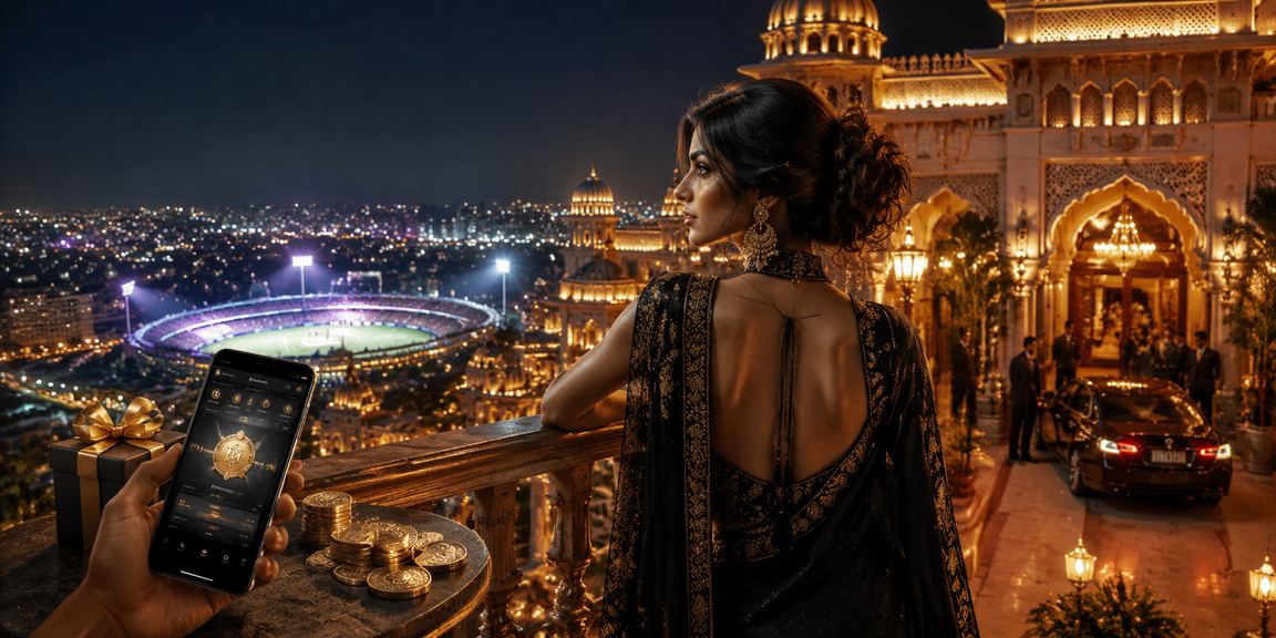 Cricket betting scene representing VIP high rollers in India